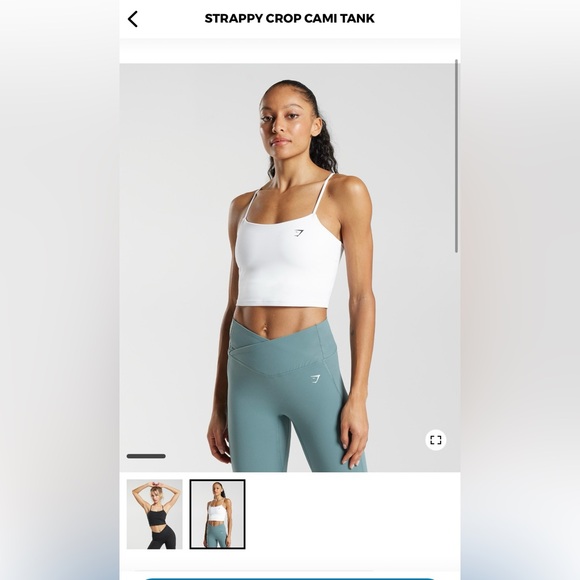Strappy crop cami tank Gymshark - Picture 2 of 2